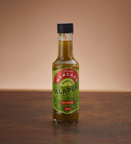 Roasted Jalapeno and Coriander Hot Sauce